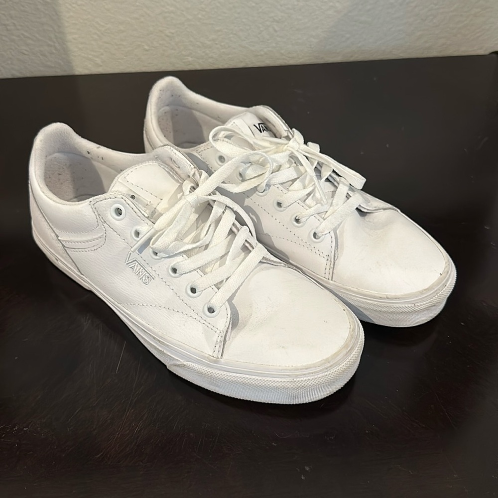 White Vans - size 7.5